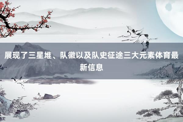 展现了三星堆、队徽以及队史征途三大元素体育最新信息