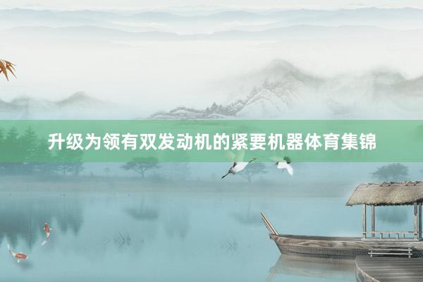 升级为领有双发动机的紧要机器体育集锦
